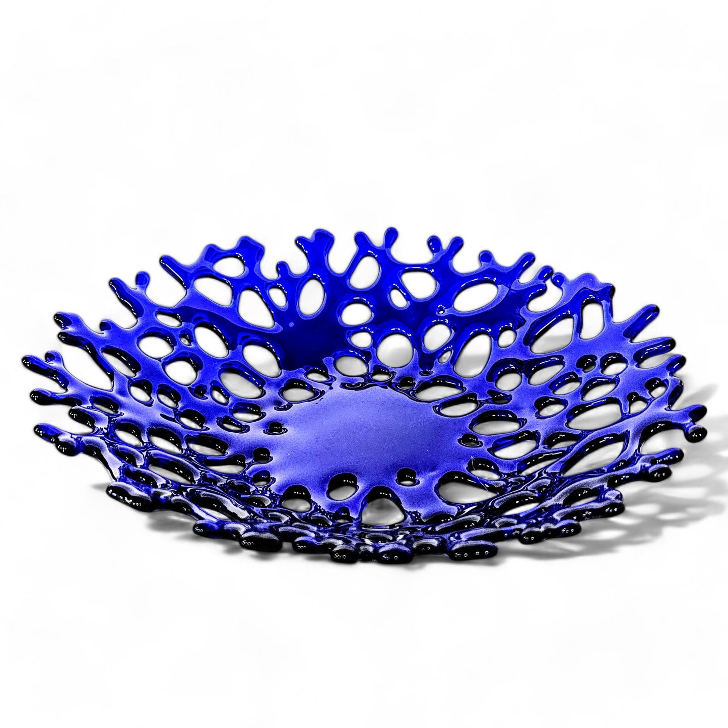 | Fused Glass Fruit Bowl | Beach Themed Kitchen Decor| Coffee