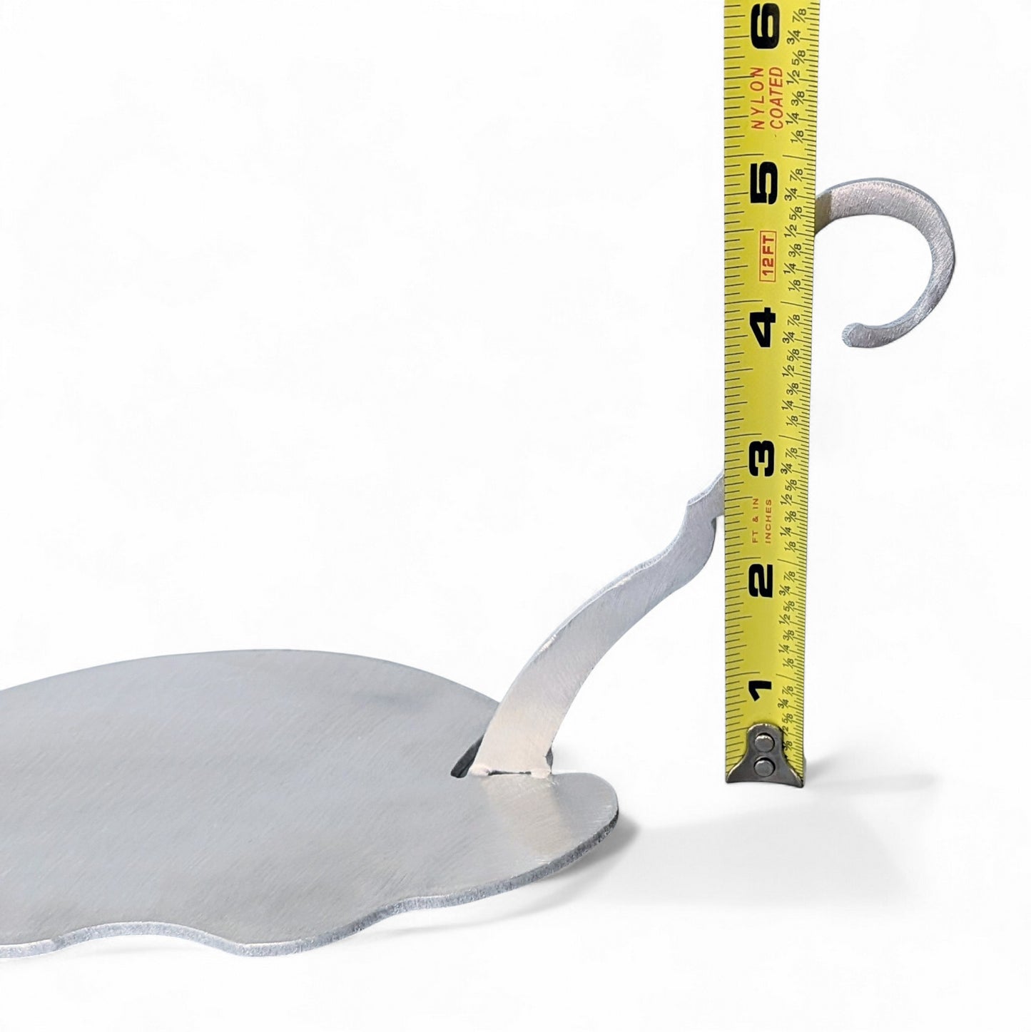 Brushed Aluminum Fused Glass Display Stand Handcrafted in Canada. Ships from US