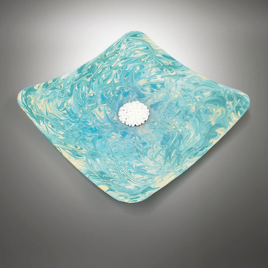 Square Serving Platter | Decorative Orb Display Tray