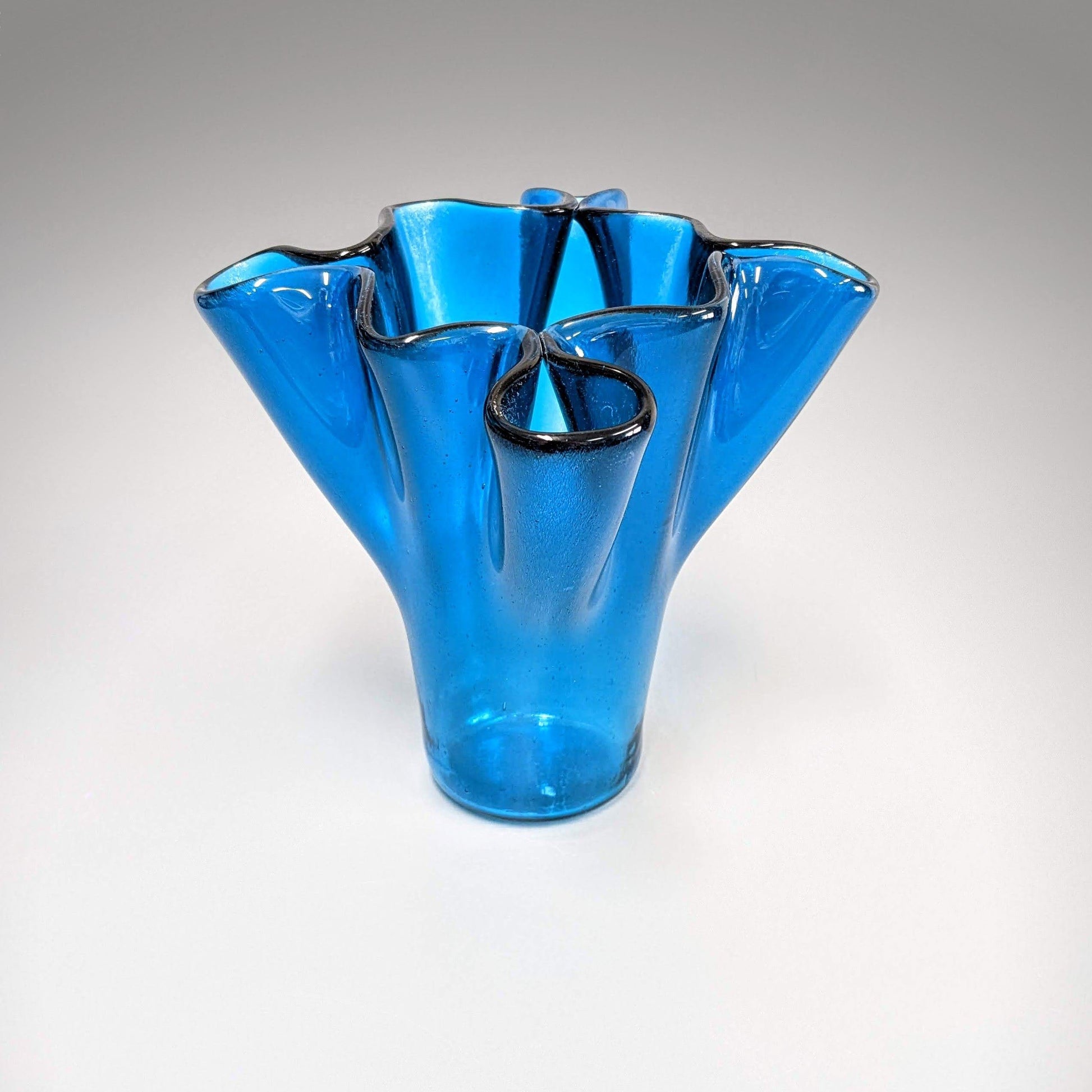 Glass Art Vase in Turquoise Blue | Unique Home Décor and Gift Ideas | The Glass Rainbow